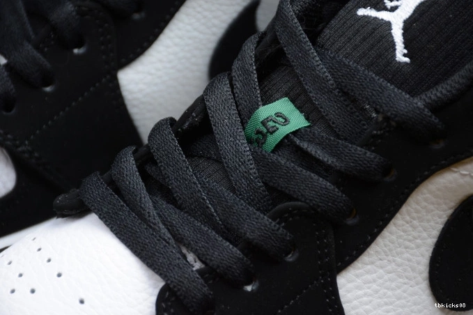 Cheap TBkick Mystic Jordan Low Black Air White 1 Green 553558-113 0707